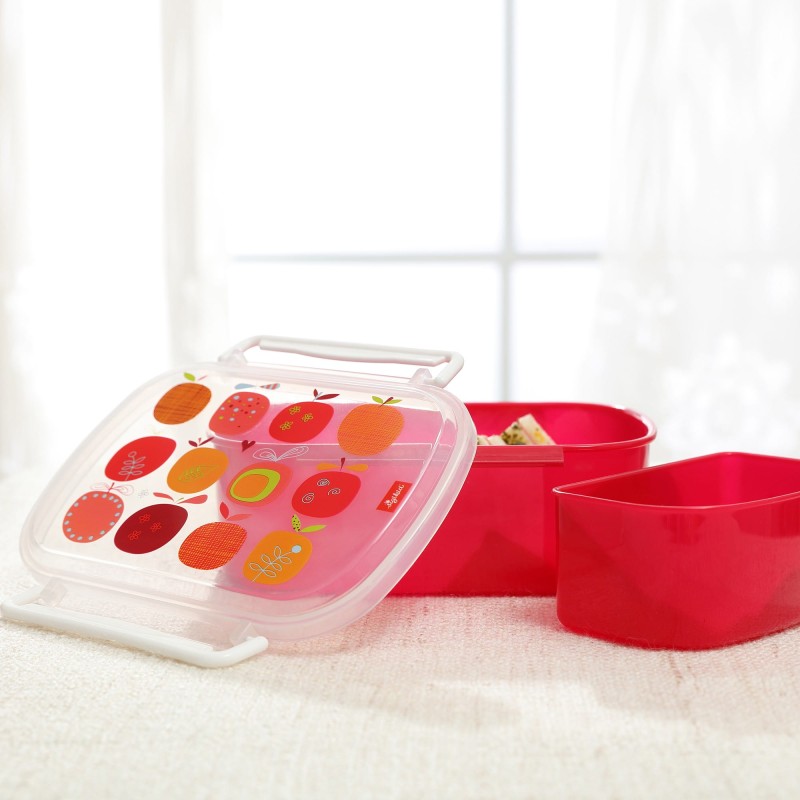 Lunchbox śniadaniówka czerwone jabłuszka - sigikid