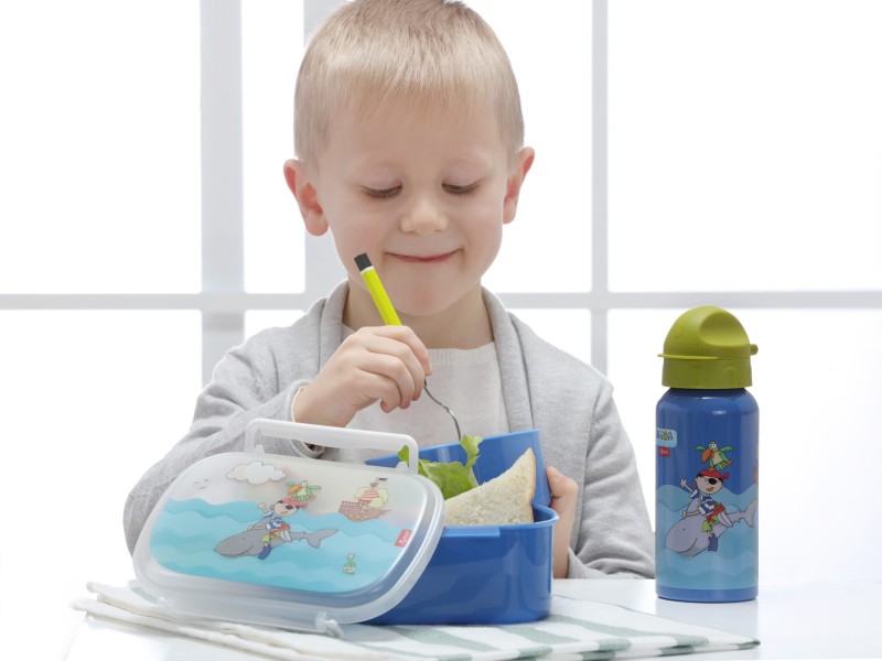 Lunchbox śniadaniówka niebieska pirat - sigikid