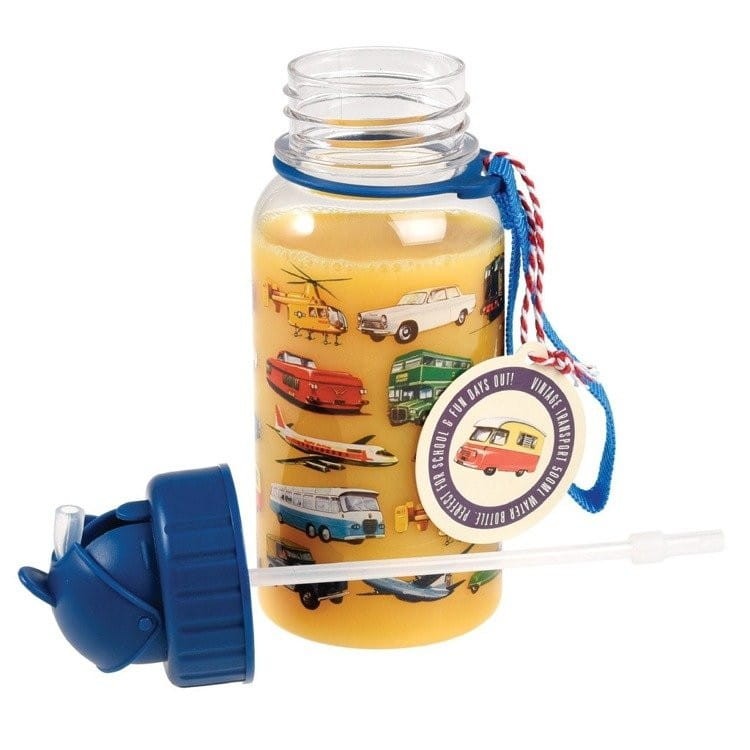 Bidon ze słomką 500 ml Pojazdy - Rex London