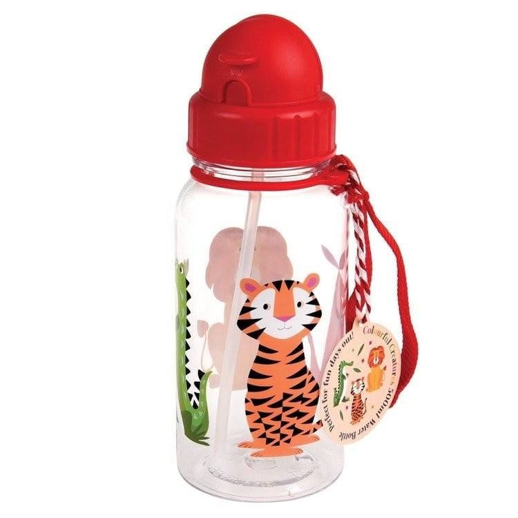 Bidon ze słomką 500 ml Zwierzątka - Rex London