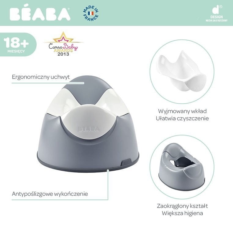 Nocnik z wyjmowanym wkładem mineral - Beaba