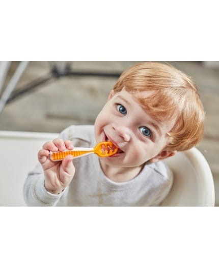 Łyżeczki Wstępne niemowlęce GOOtensils róż fiolet - numnum