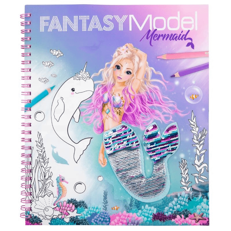 Kolorowanka z Naklejkami Syreny FantasyModel - TOPModel