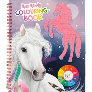 Kolorowanka z Naklejkami Konie - Miss Melody
