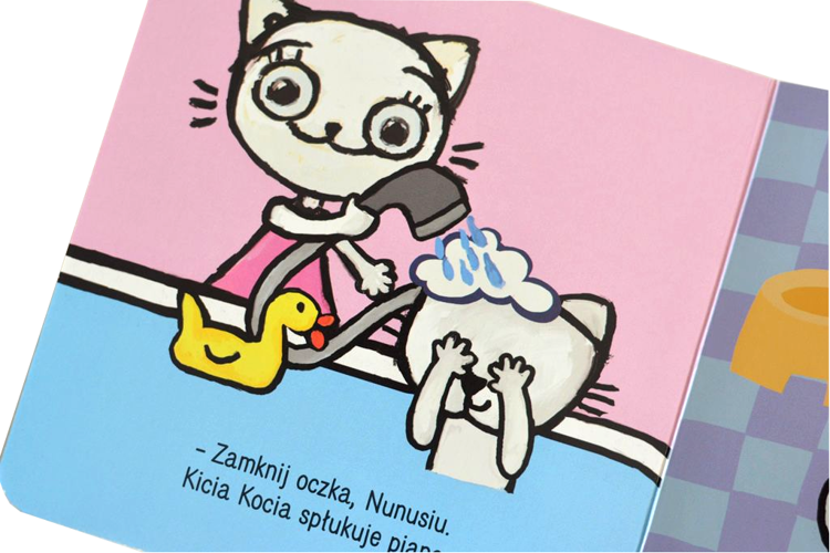 Kicia Kocia i Nunuś. W kąpieli