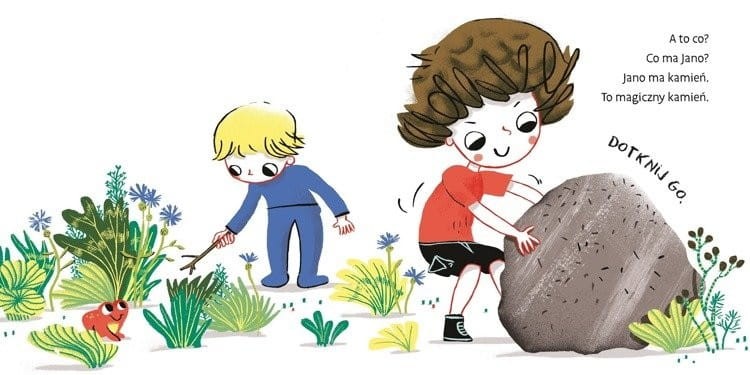 Jano i Wito w trawie - Wiola Wołoszyn