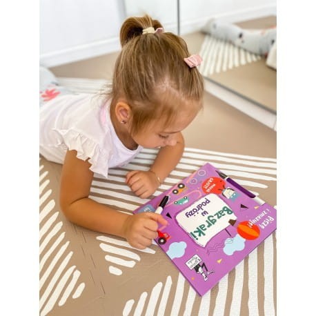 Bazgraki w podróży + suchościeralny mazak. Zeszyt kreatywny. Kapitan Nauka