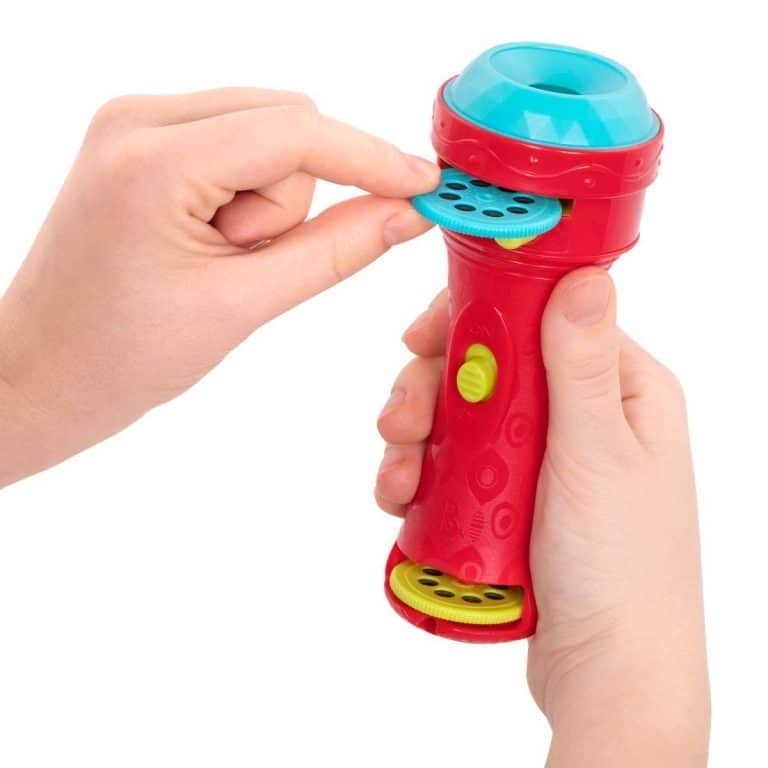 Projektor Latarka Light Me to the Moon czerwony – b.toys