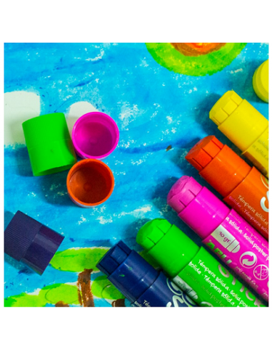 Farba w kredce 6 szt Color Sticks - Apli Kids
