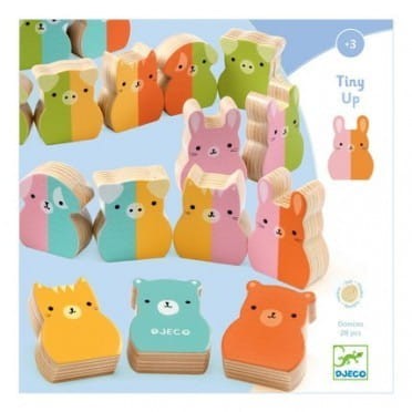 Domino drewniane figurki Tiny-up - Djeco