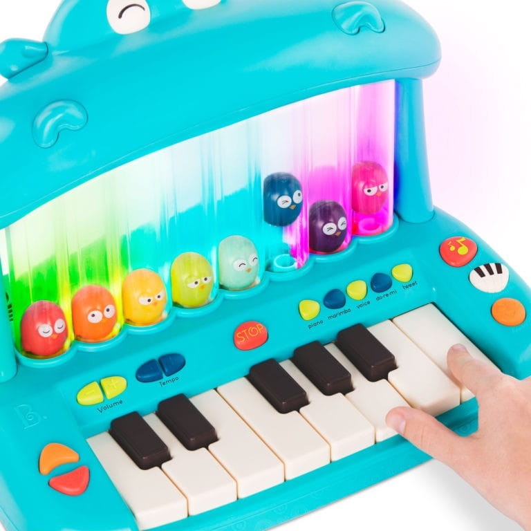Pianinko Hippo-Pop Play Piano - b.toys