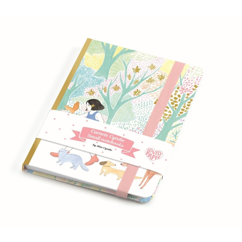 Notesik z gumką Cyndi - Djeco