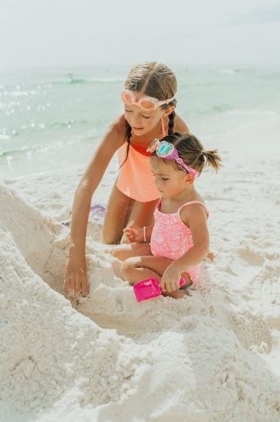 Okularki do pływania Cukierkowe Serca - Bling2O