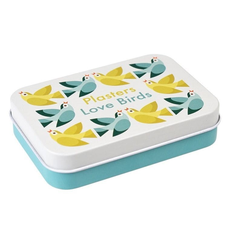 Plastry opatrunkowe w pudełku Ptaszki 30 szt. - Rex London