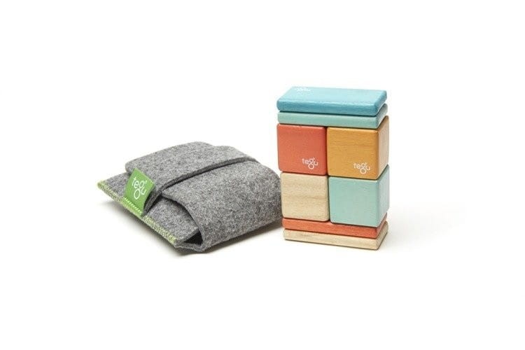 Drewniane klocki magnetyczne Pocket Pouch Original Sunset - Tegu