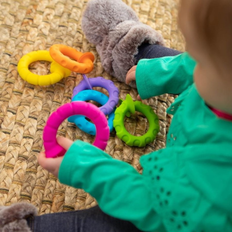Bobo Przyssawki Kółeczka PipSquigz Ringlets - Fat Brain Toys