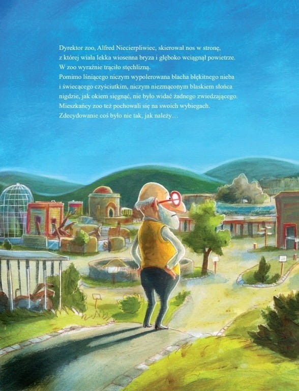 Wielkie mycie zębów w zoo. Książka z plakatem