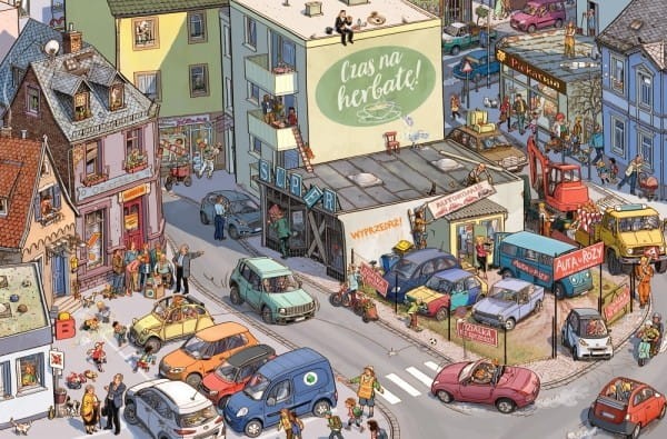 Na placu budowy. Zawody, maszyny i pojazdy - wielkoformatowa książka obrazkowa picturebook