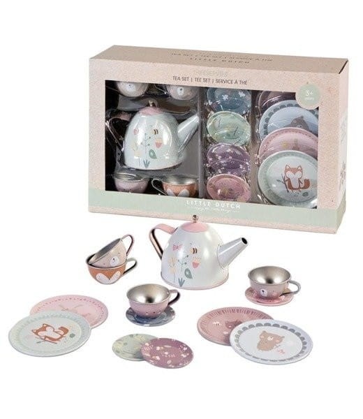 Zestaw herbaciany metalowy pastelowy - Little Dutch