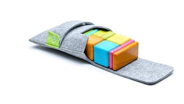 Drewniane klocki magnetyczne Pocket Pouch Original Tints - Tegu