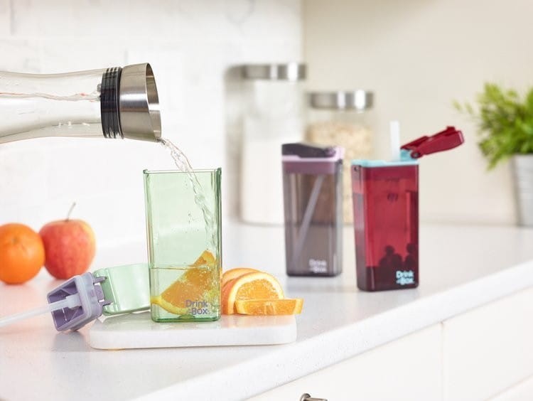 Bidon ze Słomką miętowy 355 ml - Drink in the Box