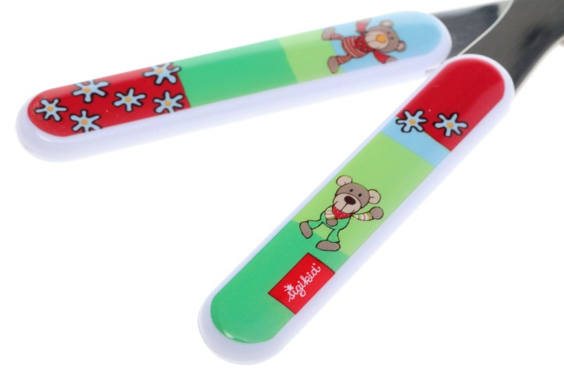 Sztućce dla dziecka widelec i łyżka Misie - sigikid