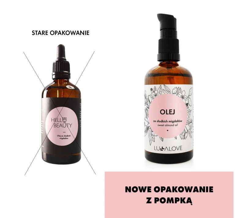 Olej ze słodkich migdałów 100 ml - Lullalove
