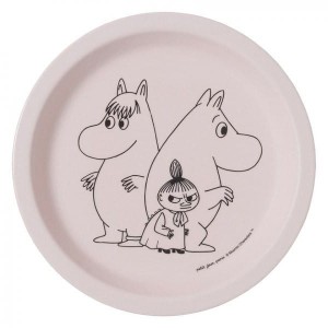 Talerzyk 18 cm Muminki różowy - Petit Jour Paris