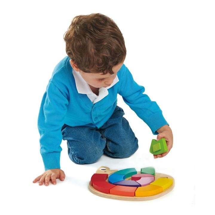 Kolorowy wąż, kolory i kształty - Tender Leaf Toys