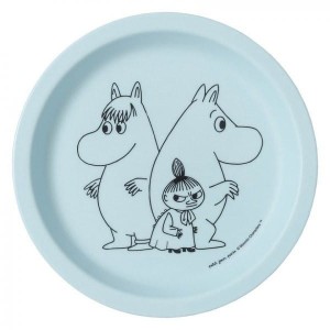 Talerzyk 18 cm Muminki niebieski - Petit Jour Paris