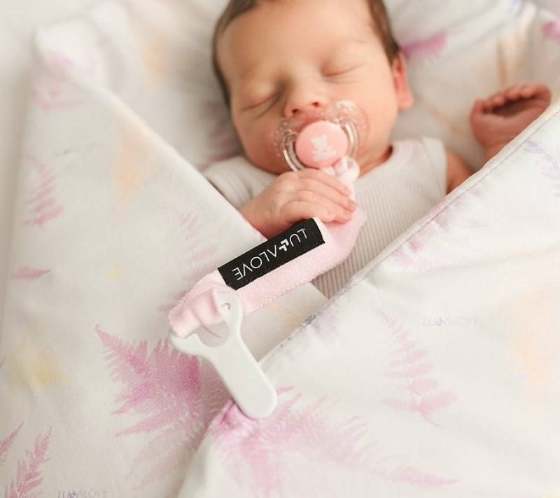 Zawieszka do Smoczka rózowa - Lullalove