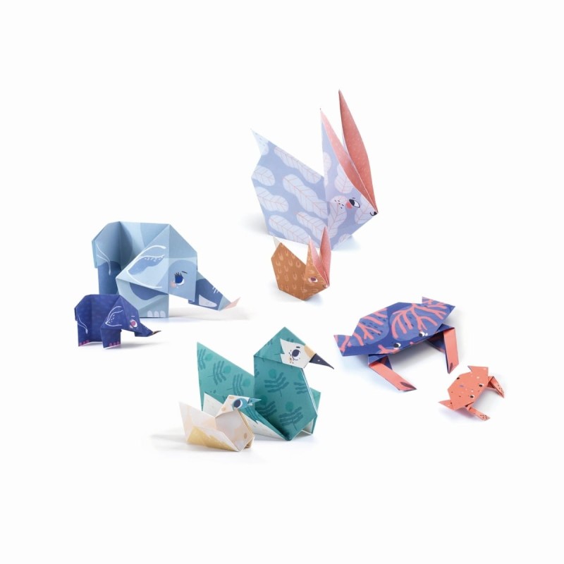 Origami Zwierzęta z Papieru Family - Djeco