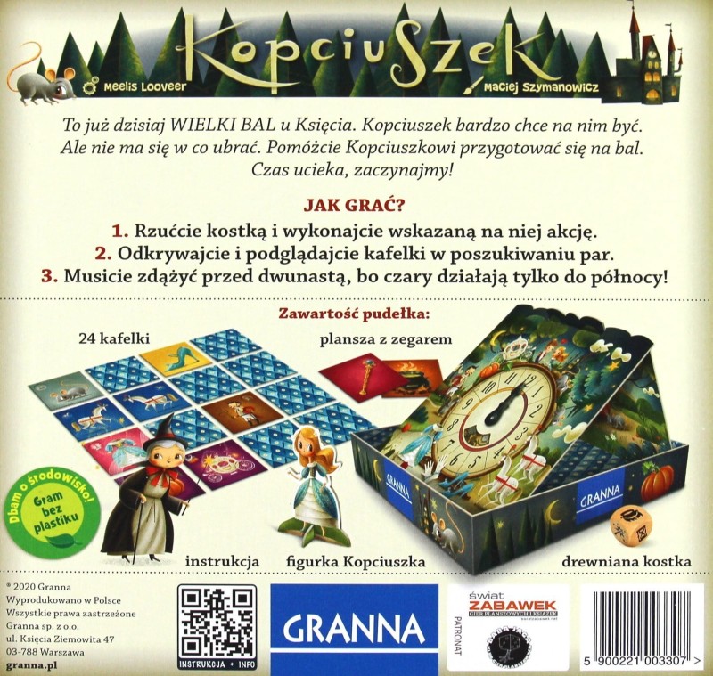 Kopciuszek. Kooperacyjna gra memo dla dzieci