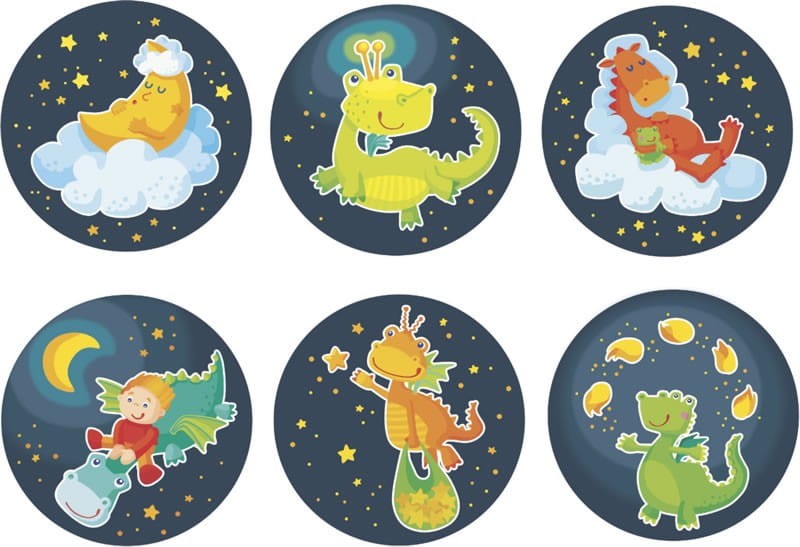 Projektorek LED Dobranoc Smoku - Haba