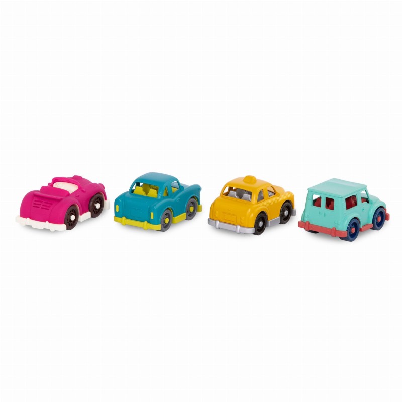 Zestaw 4 małych autek MINI RIDERS pick up - Wonder Wheels