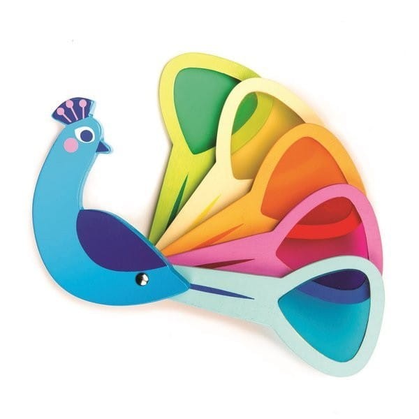 Paw z kolorowymi szybkami - Tender Leaf Toys