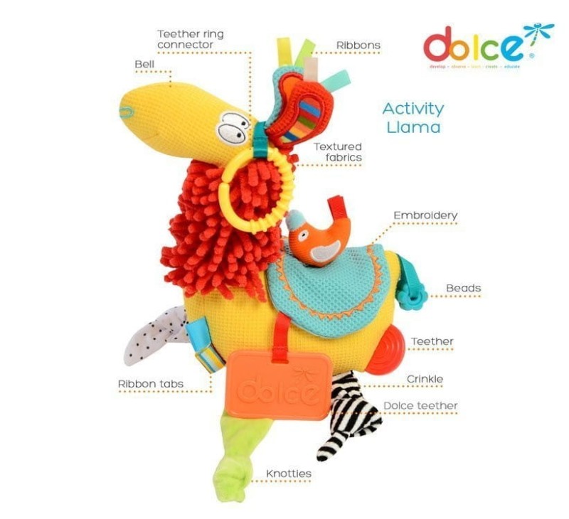 Zabawka sensoryczna lama - Dolce