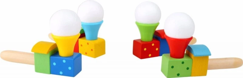 Dmuchawka piłeczki do ćwiczeń oddechowych - small foot