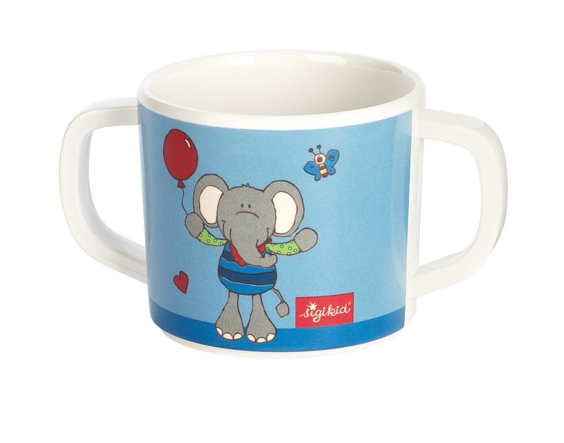 Kubek z dwoma uchami Słonik - Sigikid