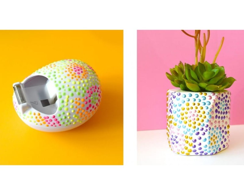 Farby Kropkowe Świecące w Ciemności Dot-A-Lot - Ooly