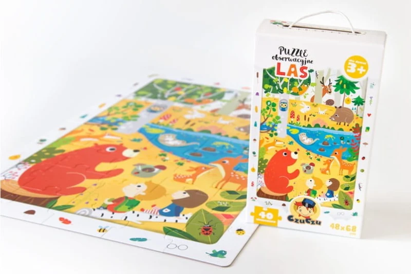 Puzzle obserwacyjne Las 40 el. - CzuCzu