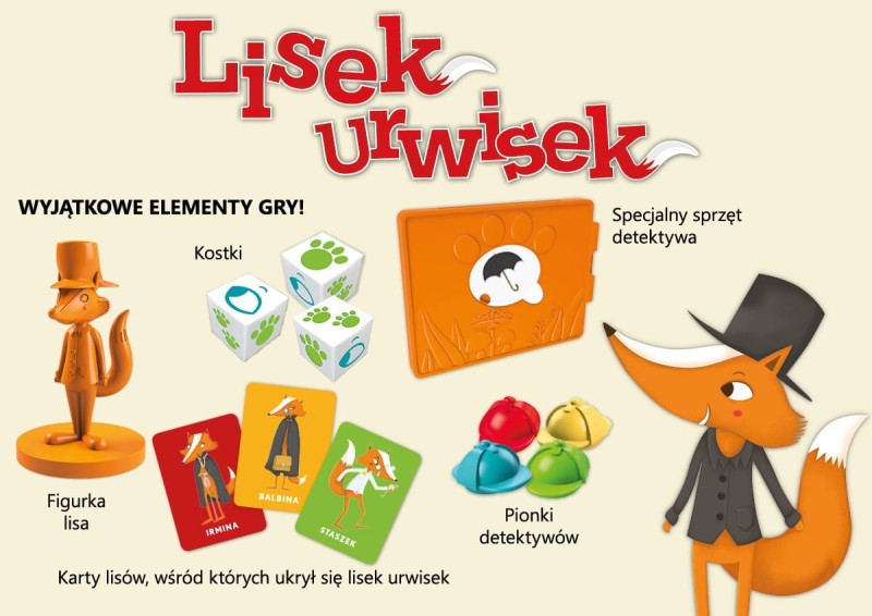 Lisek urwisek. Gra planszowa