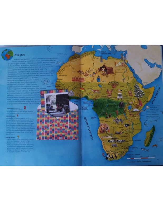 Wielki Atlas Świata Feliksa - Odkrywaj świat, listy i mapa