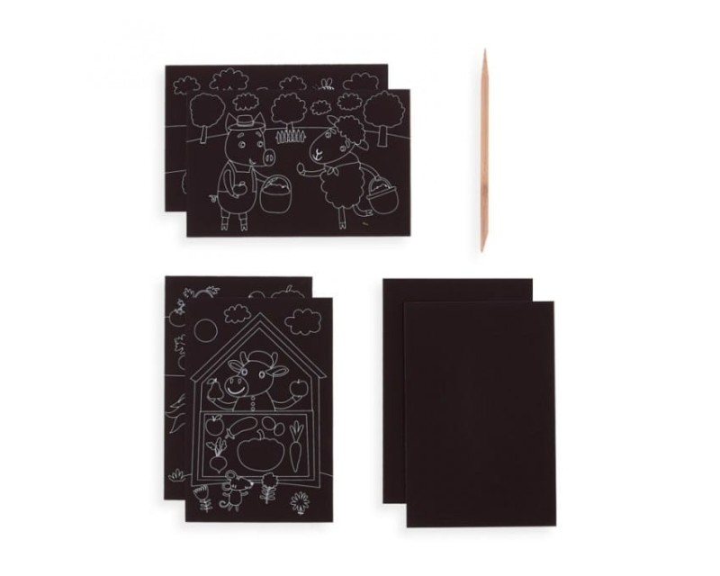 Kolorowe Wydparywanki 6 szt. Zwierzęta Domowe - Ooly