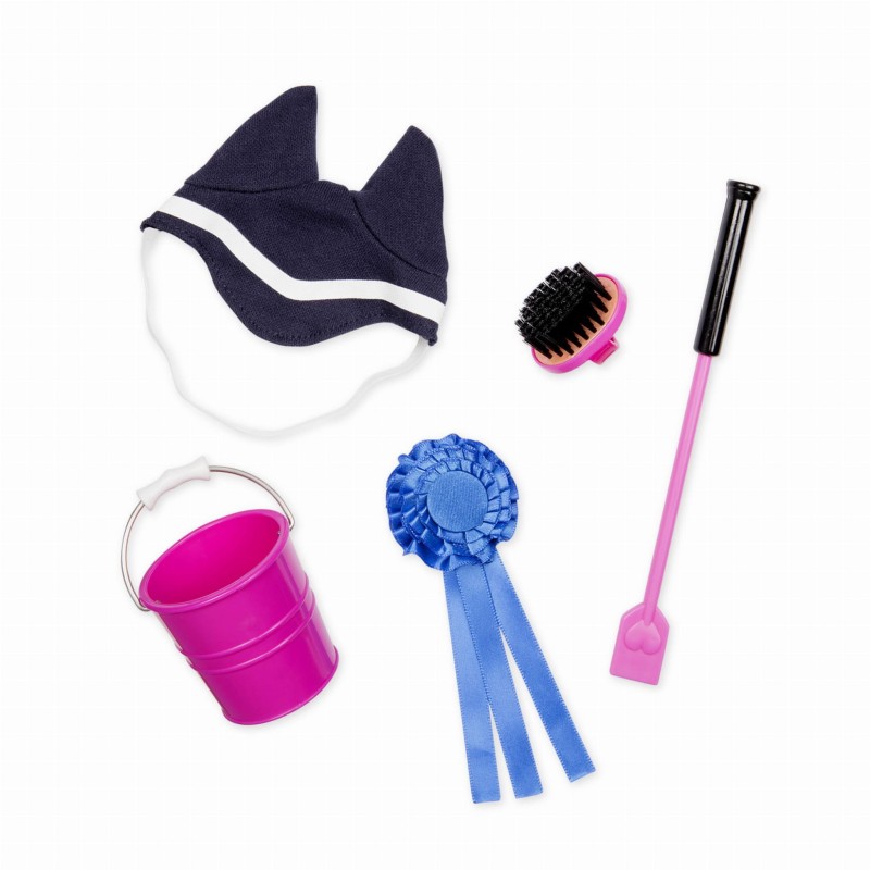 Duży siwy koń 50 cm z akcesoriami - Our Generation