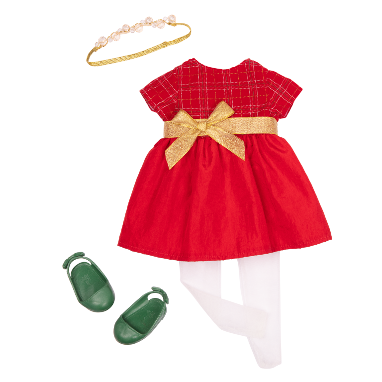 Lalka 46cm w Czerwonej Sukience Bria - Our Generation