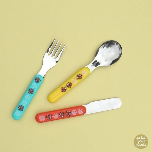 Zestaw sztućców nóż widelec łyżka Elmer - Petit Jour Paris
