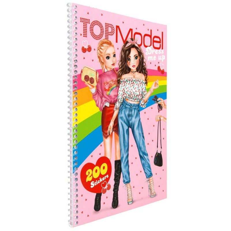 Szkicownik z Naklejkami Cherry Bomb - Top Model