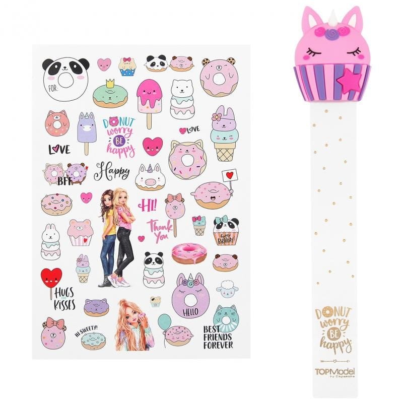 Notes z Naklejkami i Zakładką - Top Model