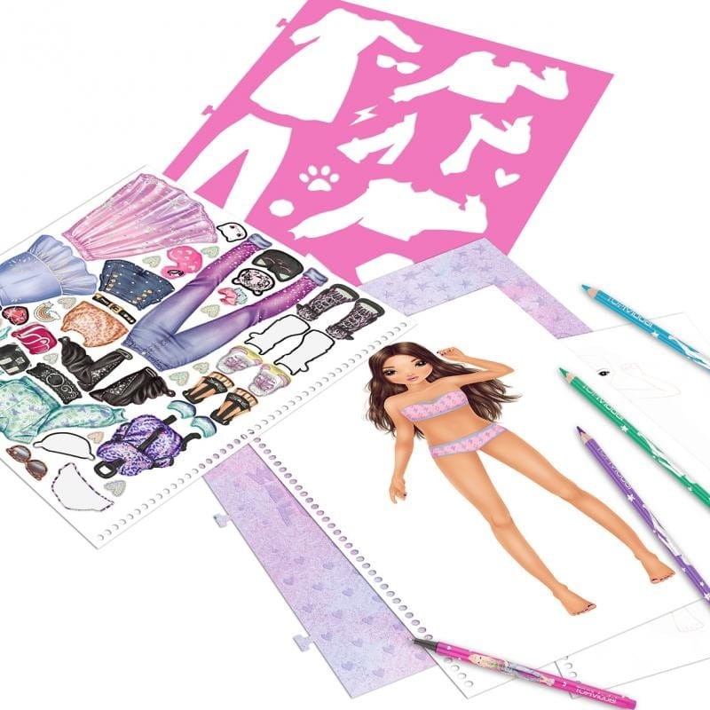 Szkicownik Projektowanie Ubrań Special Design Book - Top Model
